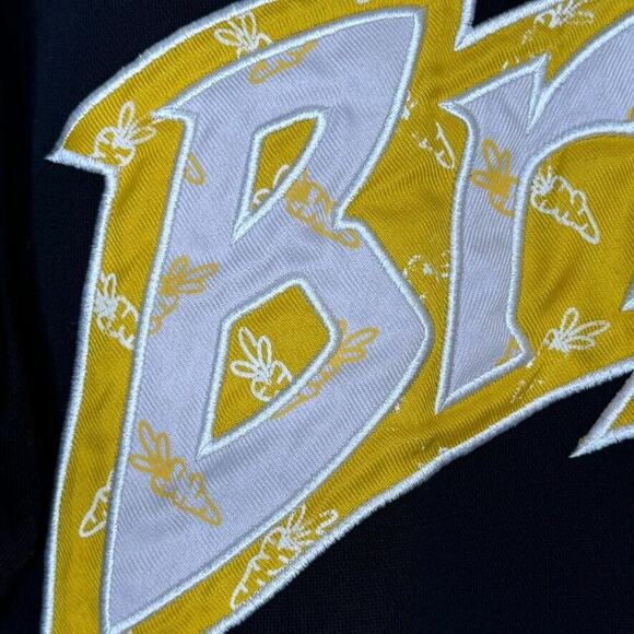 🥕 Anwar Carrots X Brisk Collab RARE Limited Hoodie Medium Black - Picture 7 of 12